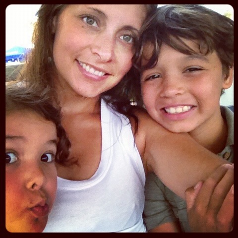 Christian mom with her children on a healing trip after divorce, learning to trust God in motherhood and finding peace as a single mom
